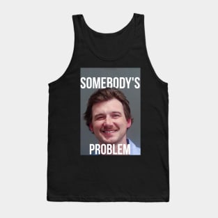 Morgan Wallen Mugshot Somebody's Problem Tank Top